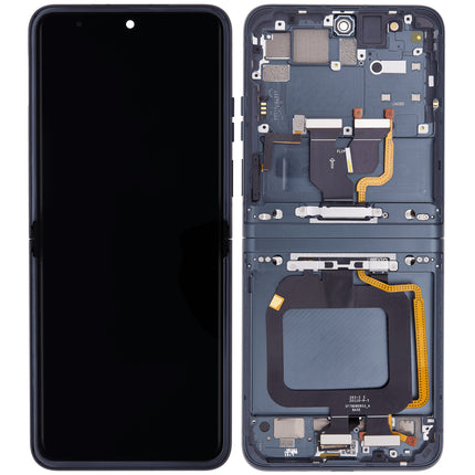 For Motorola Razr 40 / OLED assembly With frame / white  (Premium OEM)(SKU:1561976)
