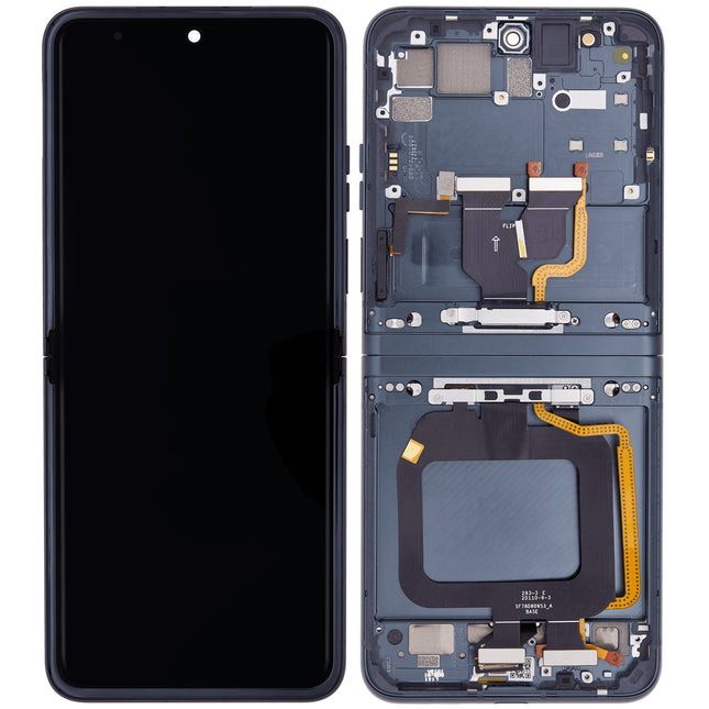 For Motorola Razr 40 / OLED assembly With frame / white  (Premium OEM)(SKU:1561976)
