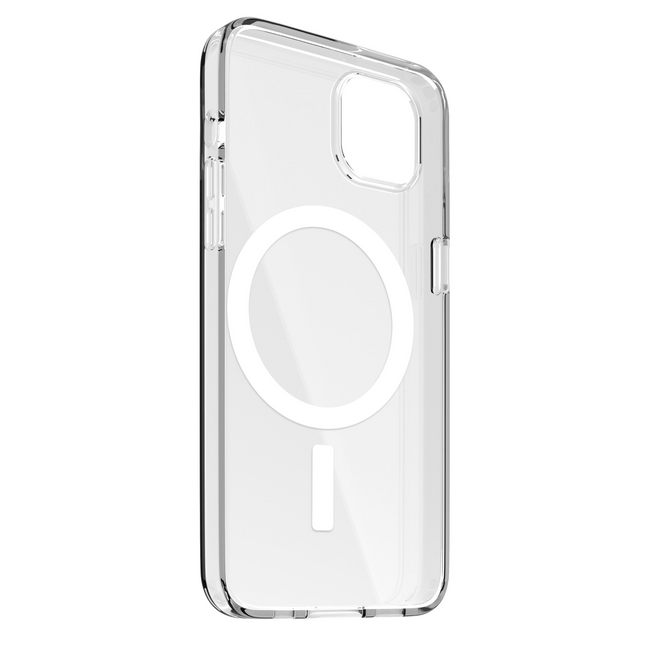 For iPhone 14 Transparent Case Compatible with MagSafe