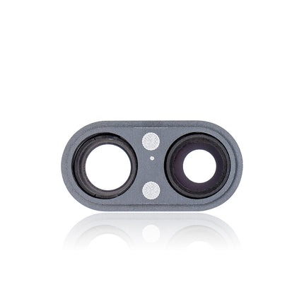 For iPhone 8 Plus Camera Lens With Frame/Sticker Black(Premium OEM)(SKU:1085386)