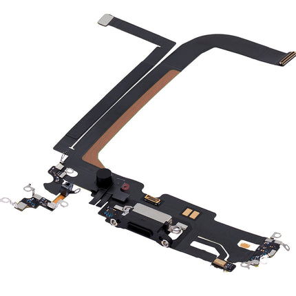 For iPhone 13 pro max Charge Port Flex Cable Black (Aftermarket Plus)(SKU:1499679)
