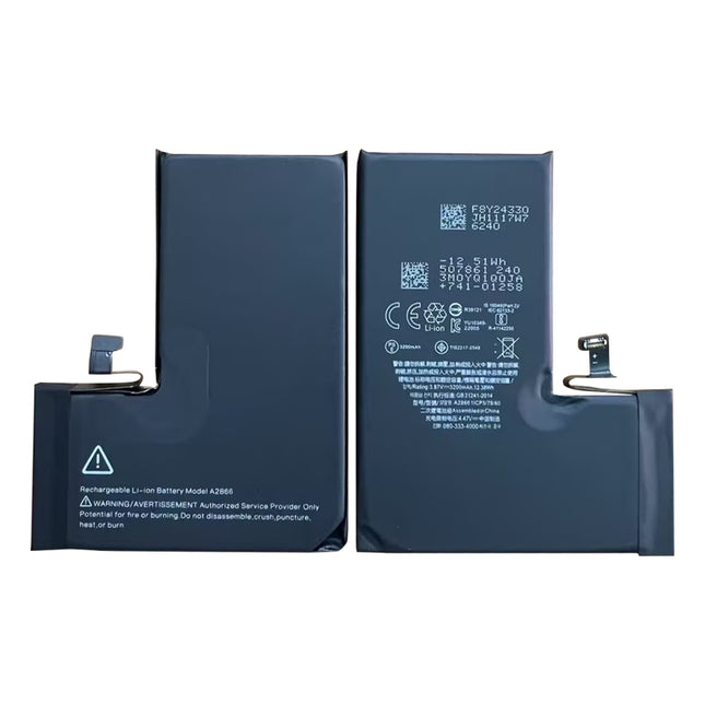 For iPhone 14 pro max Battery no pop-up window / support run diagnostic (SKU:1562904)