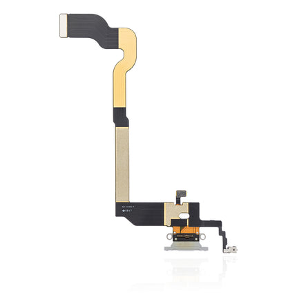For iPhone X Charge Port Flex Cabe White(Premium OEM)(SKU:1085321)