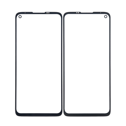 For Motorola G9 Plus | Front Glass Lens With OCA | Black(Aftermarket Plus)
