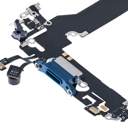 For iPhone 13 Mini Charge Port Flex Cabe Blue(Premium OEM)(SKU:1477773)