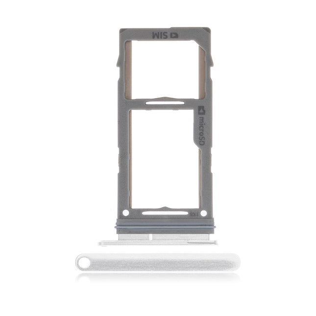 For Samsung Galaxy S10/G973/S10+ | Sim Card Tray/Single Card | White(Premium OEM)