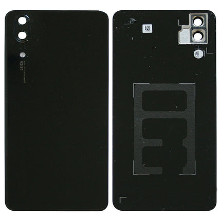 For Huawei P20 | Back Cover With Camera Cover | Black(Aftermarket Plus)