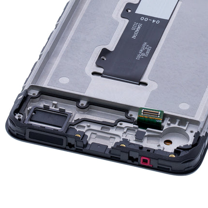 For Motorola E40 LCD Assembly with Frame Black(Refurbished)(SKU:1495269)