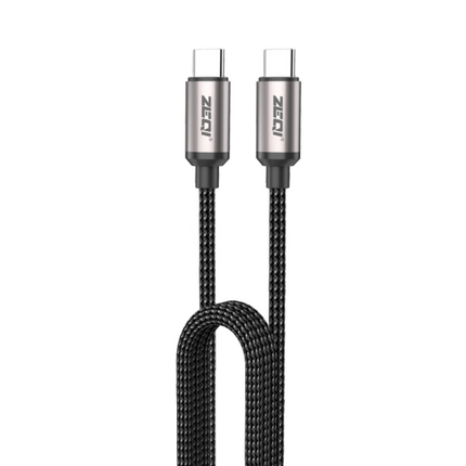 zeqi ZE-V361 120W Metal Braided Fast Charge Cable / Type C to Type C
