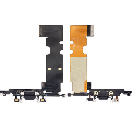 For iPhone 8 plus Charge Port Flex Cable Black (Refurbished)***DE Warehouse***(SKU:1530791)