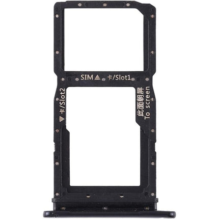 For Huawei Y9 Prime 2019 | Sim Card Tray/Dual Sim Card | Black(Premium OEM)