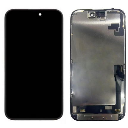 For iPhone 16 with changeable IC / 120HZ OLED Assembly / Soft OLED COF compatible touch (Aftermarket Plus)(SKU:1562673)