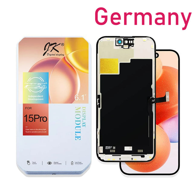 JK for iPhone 15 Pro | LCD Assembly | Incell | IC Removable | Black ***DE warehouse*** (SKU:1565782)