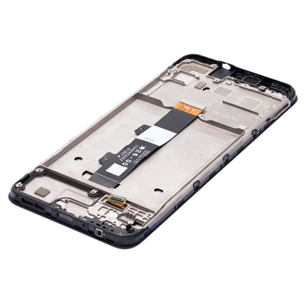 For Motorola G Pure/XT2163 LCD Assembly With Frame Black(Refurbished)(SKU:1529077)