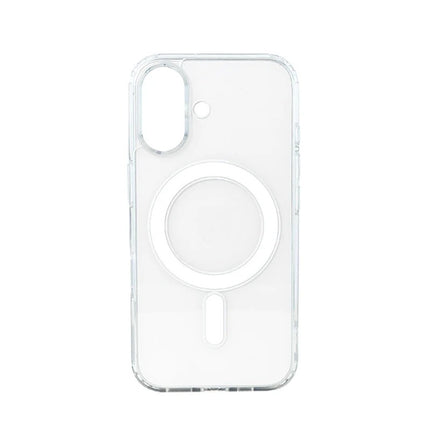 For iPhone 16 Transparent Case Compatible with MagSafe