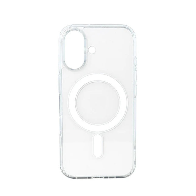 For iPhone 16 Transparent Case Compatible with MagSafe