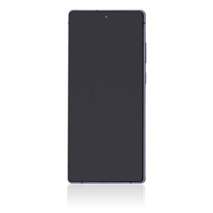 For Samsung Galaxy Note 20 / Note 20 5G OLED assembly With Frame Black(Refurbished)(SKU:1479274)