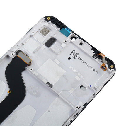 For xiaomi A2 lite/Redmi 6 Pro LCD Assembly With Frame Black(Refurbished)(SKU:1090437)