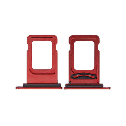 For iPhone XR Sim Card Tray/Dual Sim Card Red(Premium OEM)(SKU:1091416)