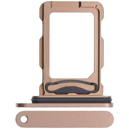 For iPhone 16 Pro Sim Card Holder/Dual Card Desert Premium OEM (SKU:1563128)