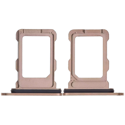 For iPhone 16 Pro Sim Card Holder/Single Card Desert Premium OEM (SKU:1563122)