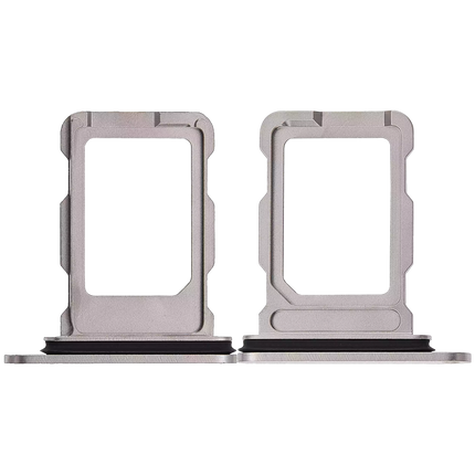 For iPhone 16 Pro Sim Card Holder/Single Card Gray Premium OEM (SKU:1563129)