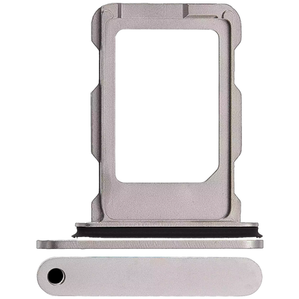 For iPhone 16 Pro Sim Card Holder/Single Card Gray Premium OEM (SKU:1563129)