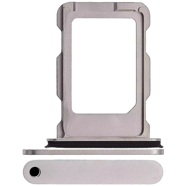 For iPhone 16 Pro Sim Card Holder/Single Card Gray Premium OEM (SKU:1563129)
