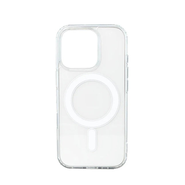 For iPhone 15 Transparent Case Compatible with MagSafe