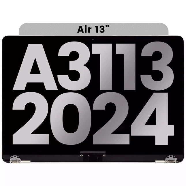 For MacBook Air 13-inch 2024 M3 A3113 / LCD with Front Cover / starlight (Refurbished)(SKU:1576437)