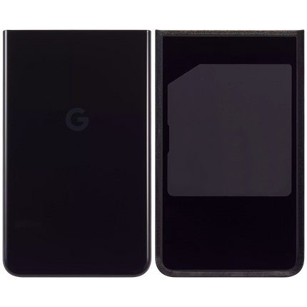 For Google Pixel 8 Bottom Back Cover / With Logo Obsidian Black (Aftermarket Plus)(SKU:1576381)