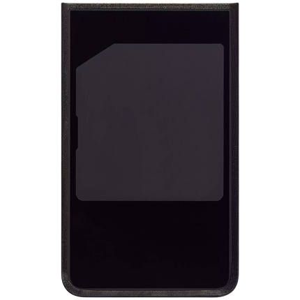 For Google Pixel 8 Bottom Back Cover / With Logo Obsidian Black (Aftermarket Plus)(SKU:1576381)