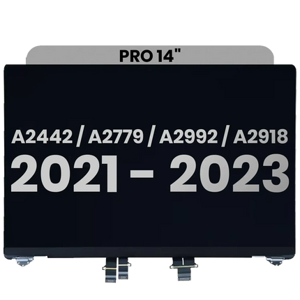 For MacBook Pro 14-inch 2021-2023 A2442 A2779 A2918 / LCD with Front Cover / space gray (Premium OEM)(SKU:1578536)