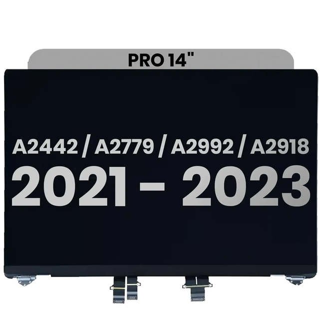 For MacBook Pro 14-inch 2021-2023 A2442 A2779 A2918 / LCD with Front Cover / space gray (Premium OEM)(SKU:1578530)