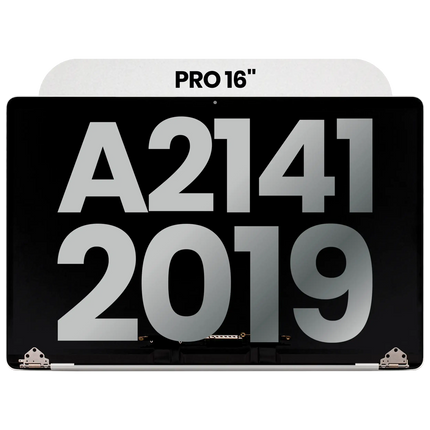 For MacBook Pro 16-inch 2019 A2141 / LCD with Front Cover / silver (Refurbished)(SKU:1563828)