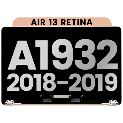 For MacBook Air 13-inch 2019-2020 A1932 A2179 / LCD with Front Cover / gold (Refurbished)(SKU:1578491)