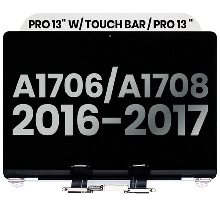 For MacBook Pro 13-inch 2016-2017 A1706 A1708 (Touch Bar & Non-Touch Bar) / LCD with Front Cover / silver (Refurbished)(SKU:1578482)