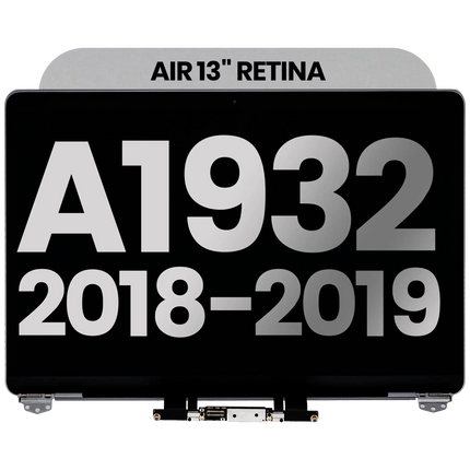 For MacBook Air 13-inch 2019-2020 A1932 A2179 / LCD with Front Cover / space gray (Refurbished)(SKU:1578487)