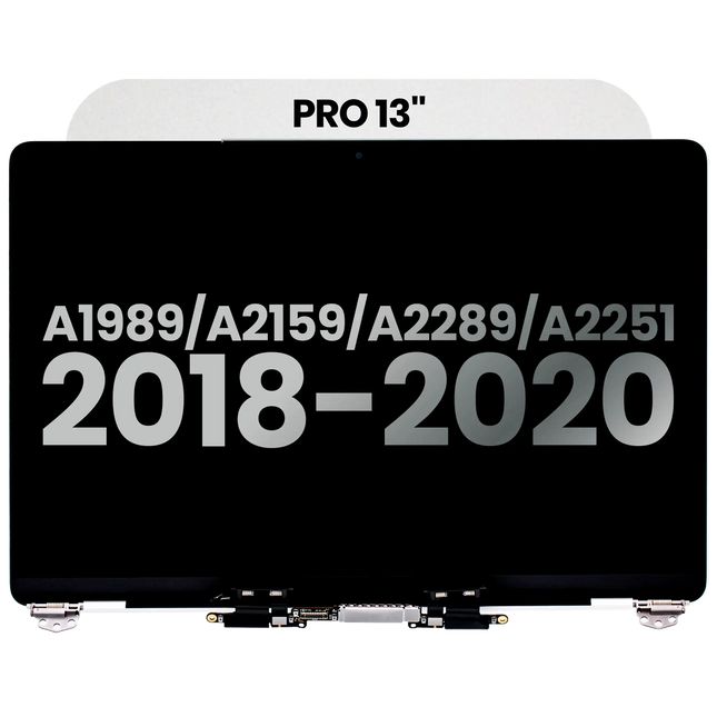 For MacBook Pro 13-inch 2018-2020 A1989 A2159 A2251 A2289 / LCD with Front Cover / silver (Refurbished)(SKU:1578486)