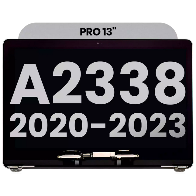 For MacBook Pro 13-inch 2020 M1 / 2022 M2 A2338 / LCD with Front Cover / space gray (Refurbished)(SKU:1564522)