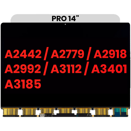 For MacBook Pro 14-inch 2024 M4 / M4 Pro / M4 Max A3112 A3401 / only LCD Panel / universal color (SKU:M10004)