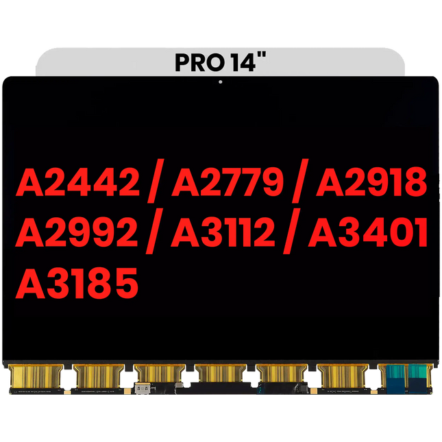 For MacBook Pro 14-inch 2024 M4 / M4 Pro / M4 Max A3112 A3401 / only LCD Panel / universal color (SKU:M10004)
