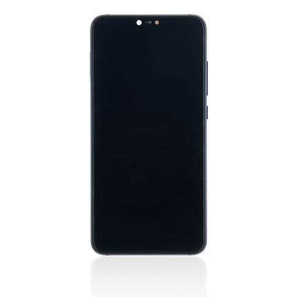 For xiaomi 8 Lite LCD Assembly With Frame Black(Refurbished)(SKU:1479645)