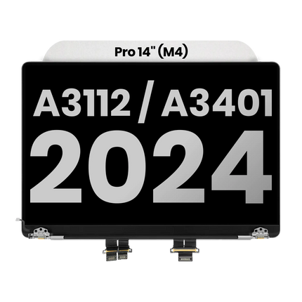 For MacBook Pro 14-inch 2024 M4 A3112 / LCD with Front Cover / space black (Premium OEM)(SKU:1578396)