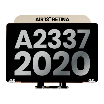 For MacBook Air 13-inch 2020 M1 A2337 / LCD with Front Cover / gold (Refurbished)(SKU:1578422)