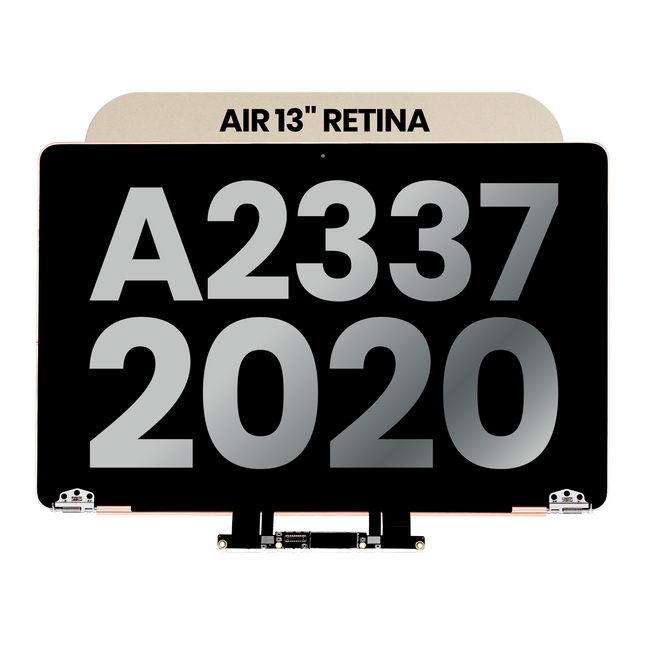 For MacBook Air 13-inch 2020 M1 A2337 / LCD with Front Cover / gold (Refurbished)(SKU:1578422)