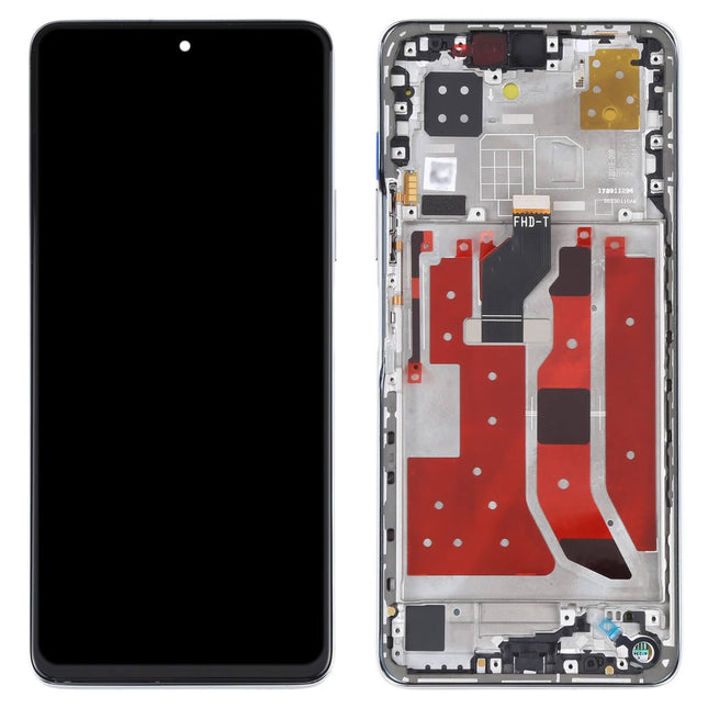 For Huawei Nova 9 SE 5G LCD Assembly With Frame/Nova 9 SE 4G | Silver(Refurbished)