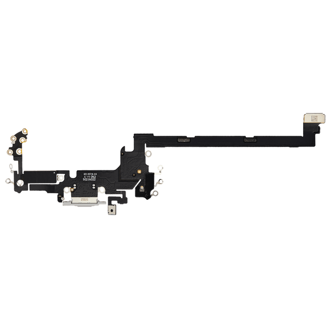 For iPhone17 Pro Charge Port Flex Cable/eSIM+eSIM Version Silver (Premium OEM) (SKU: 1568468)