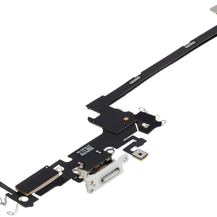 For iPhone 17 Pro Charge Port Flex Cable / eSIM+eSIM Version Silver (Premium OEM) (SKU: 1568468)
