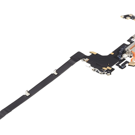 For iPhone 17 Pro Charge Port Flex Cable / eSIM+eSIM Version Orange (Premium OEM) (SKU: 1568466)